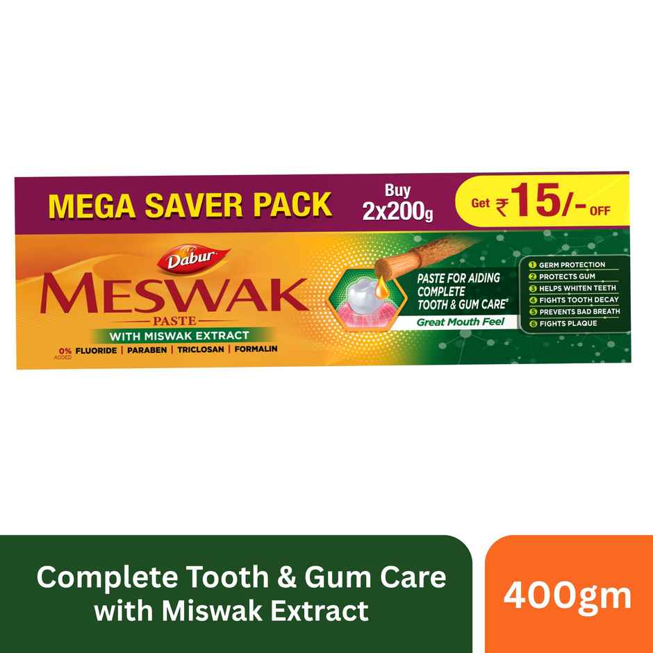 Dabur Meswak Pure Miswak Extract Toothpaste Combo  