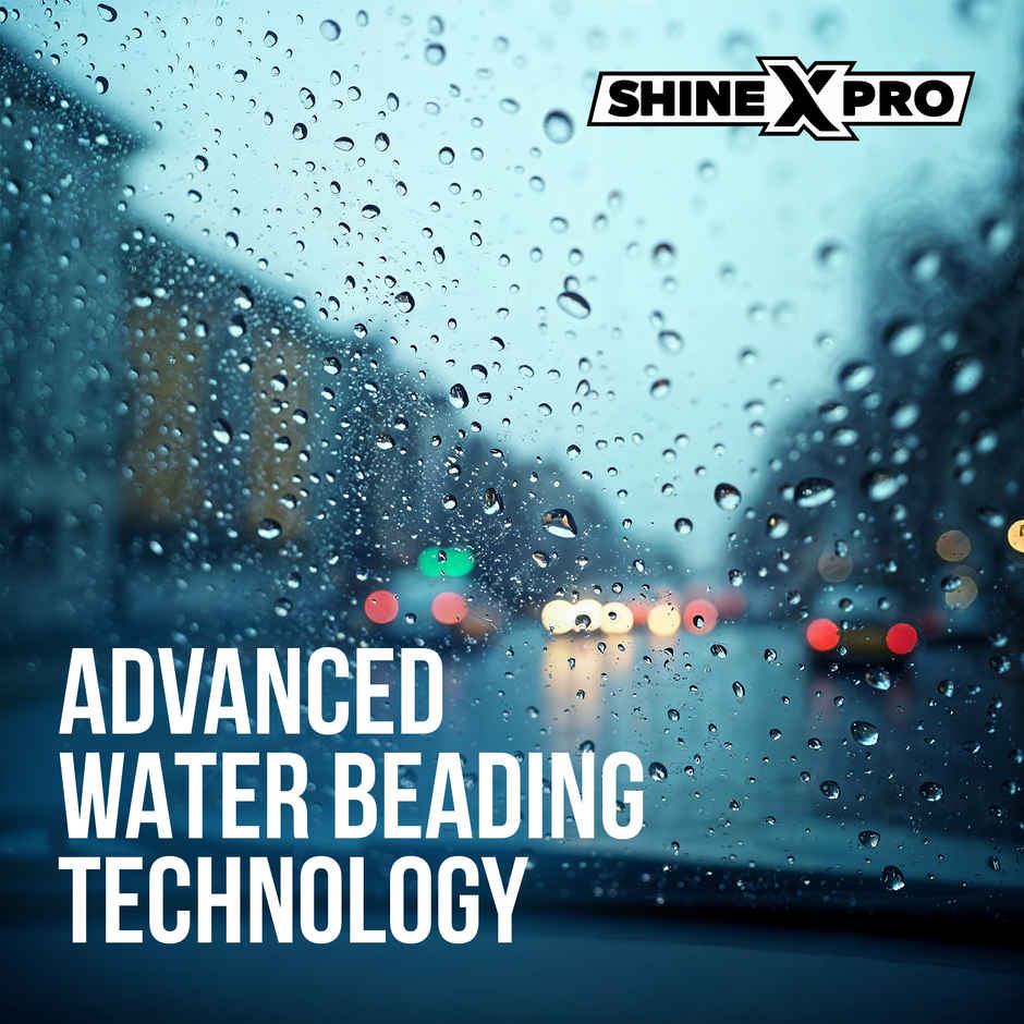 ShineXPro Rain Repellent For Car Windshield | Long Lasting Hydrophobic | Safe For All Glass