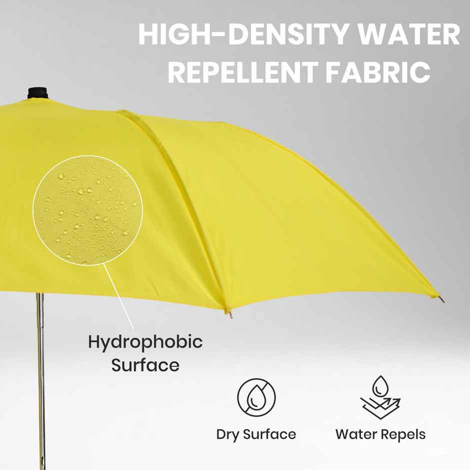 EUME Leatrix 21 Inch 2 Fold Auto-Open Lemon Umbrella | Yellow