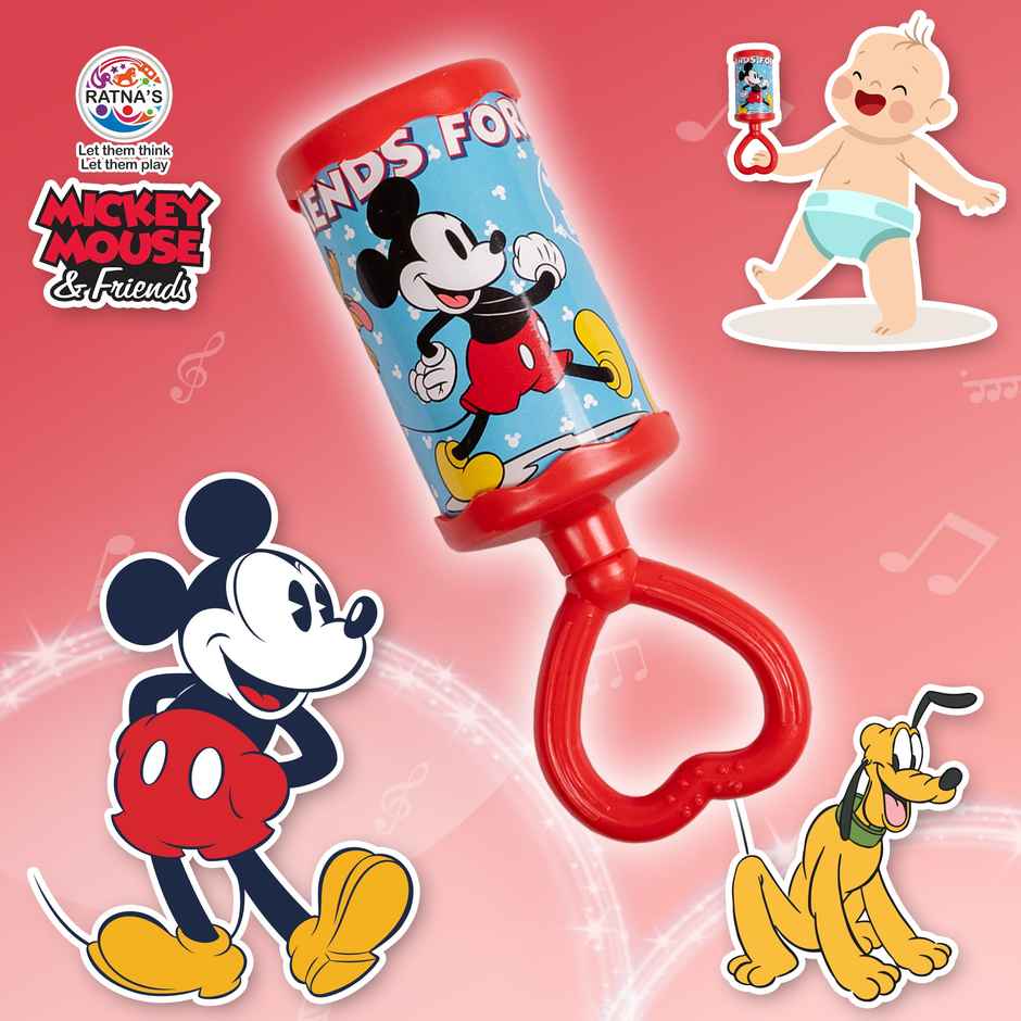 Ratna's Mickey Mouse Baby Rattle | Assorted