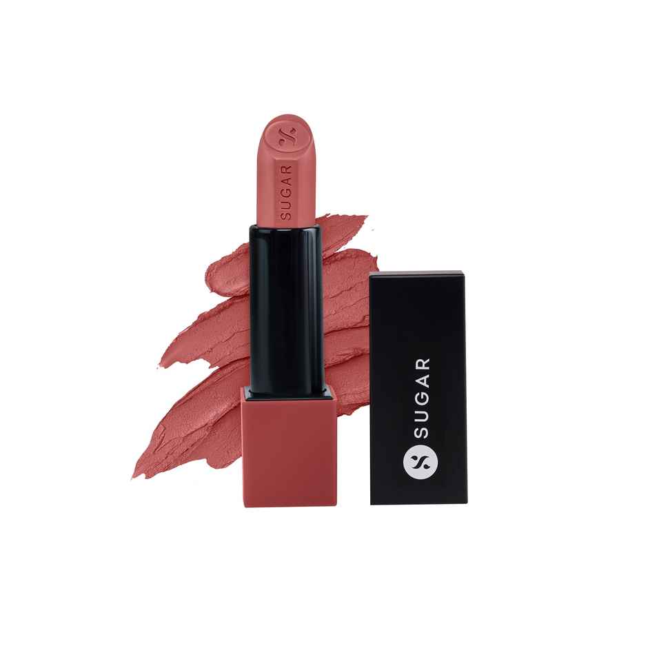 SUGAR Cosmetics Glide Peptide Serum Lipstick 02 Positano Peach