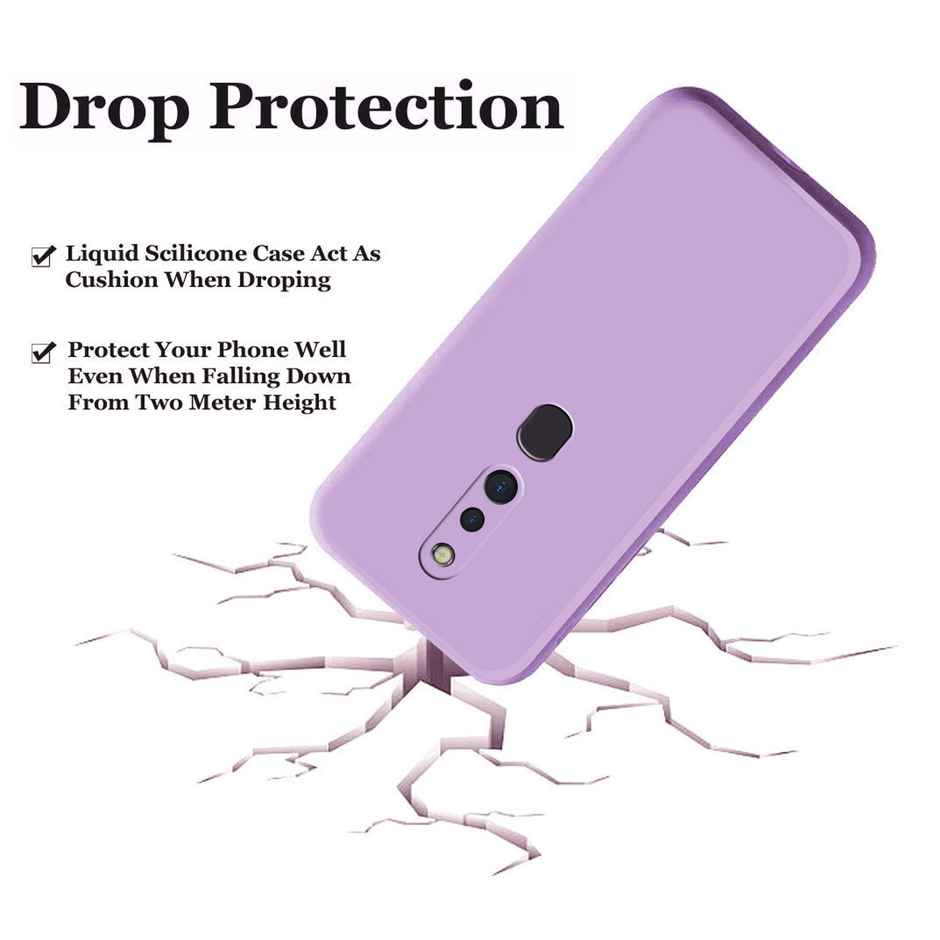 Artistque Case For Oppo F11 Pro Back Cover - Plain Liquid Silicone Cover