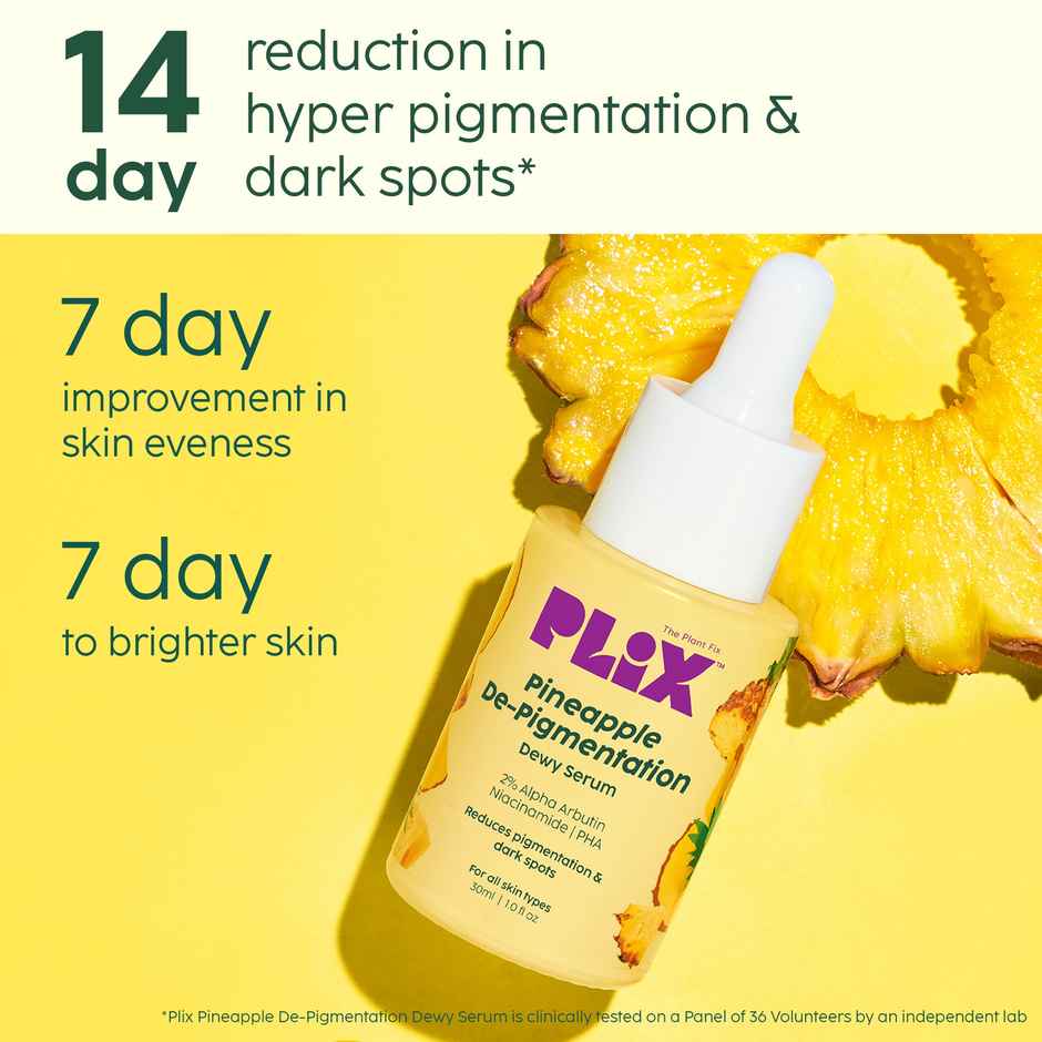 Plix The Plant Fix Pineapple De-Pigmentation Regime Fruity Toner Dewy Serum | Moisturizer