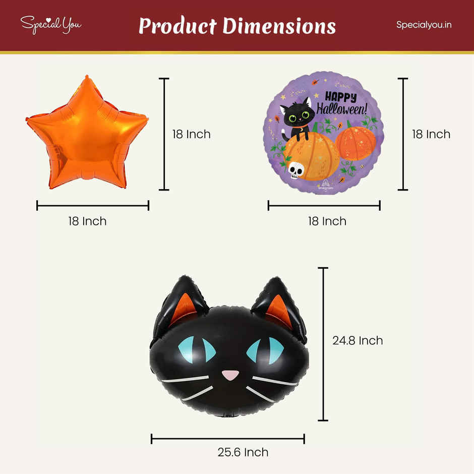 Black Cat Foil Balloon Set | Halloween Special | Special You