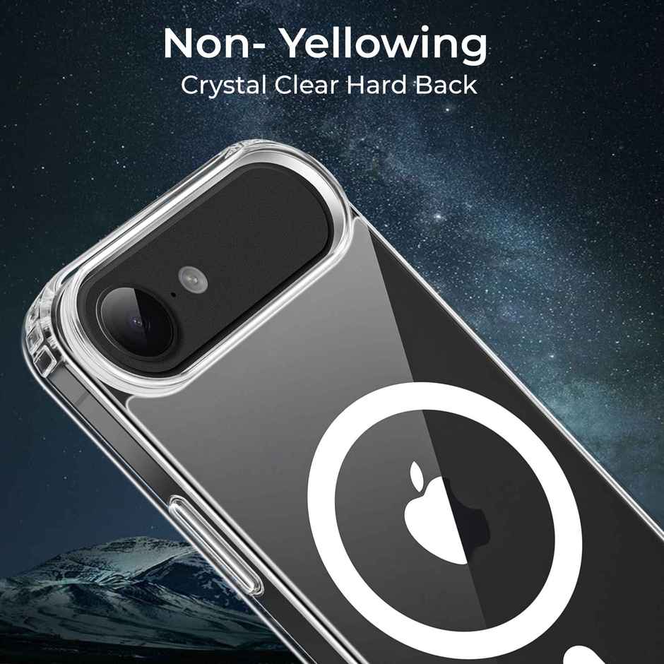 Artistque Case For Iphone 17 Air Back Cover | Transparent Clear Magsafe Cover