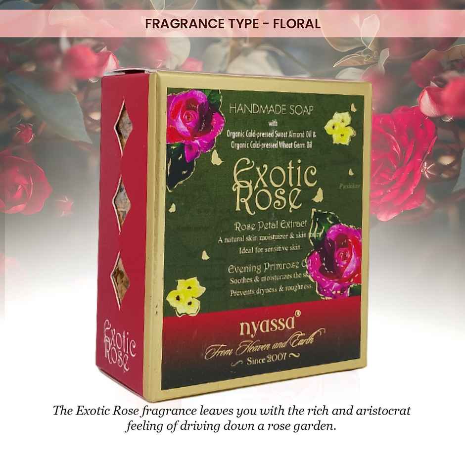 Nyassa Exotic Rose Handmade Soap