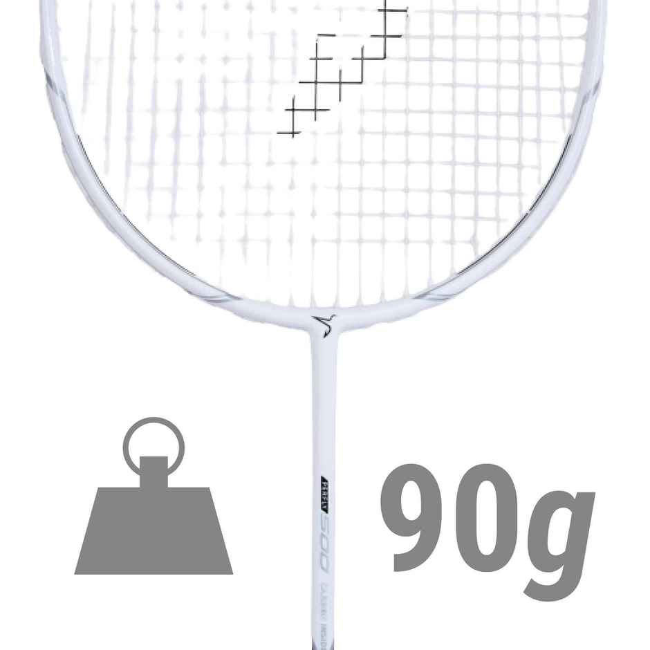 Decathlon Kuikma Adult Badminton Racket BR 500 | 90 gm | White
