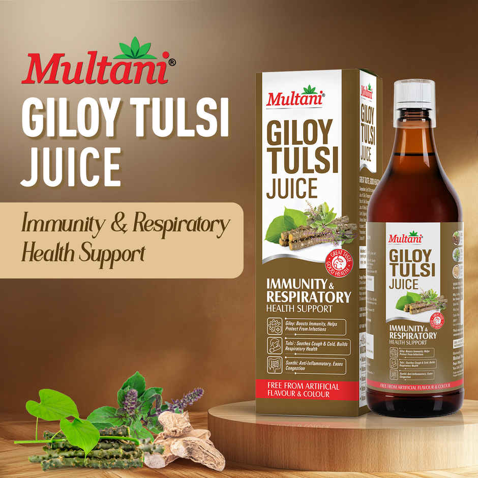 Multani Giloy Tulsi Juice | Supports Immunity & Respiratory