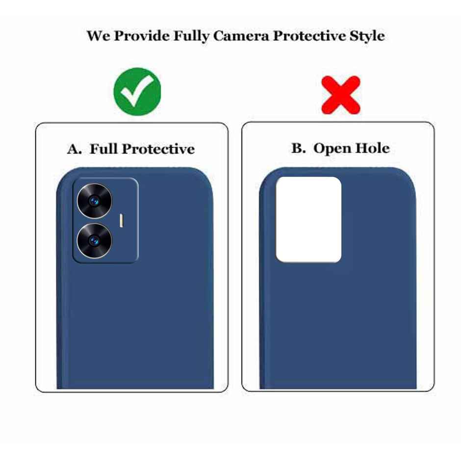 Artistque Case for Realme Narzo N55 / Realme C55 Back Case - Plain Liquid Silicone Cover