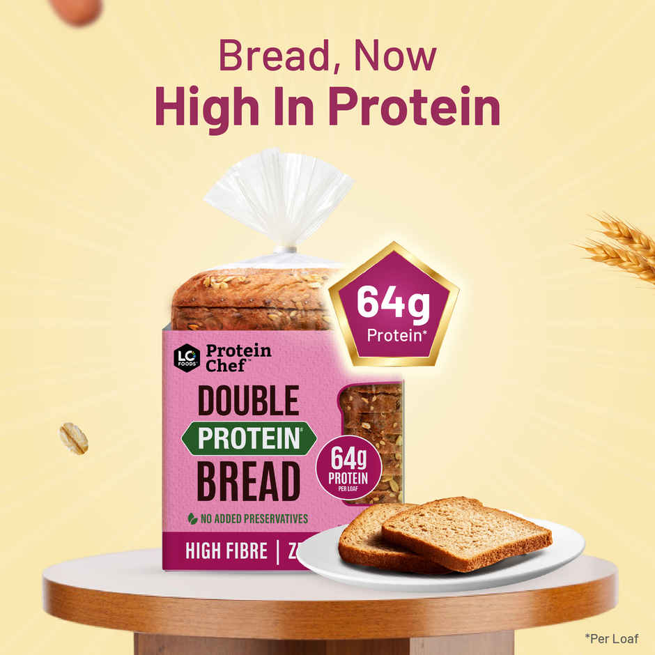 Protein Chef Double Protein Bread	 (270g) & Protein Chef Multigrain Atta (1kg) Combo