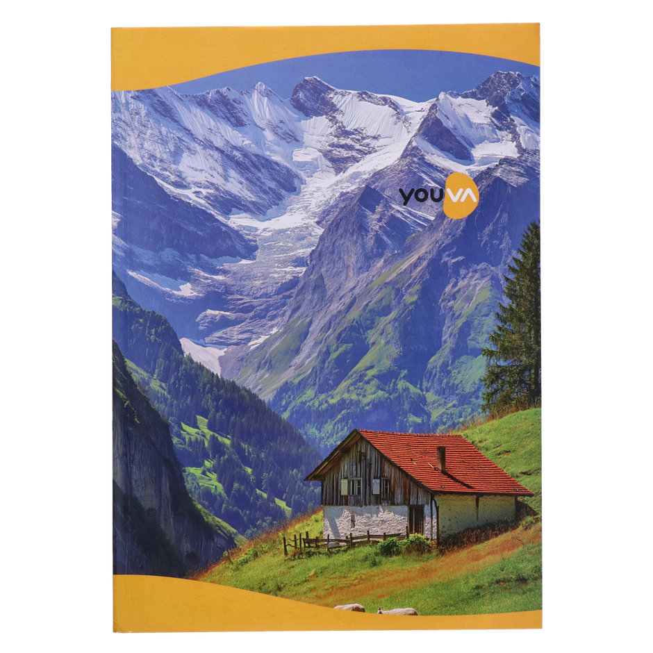 Navneet Youva Soft Bound Single Line Long Notebook (276 Pages, A4 size 21 cm x 29.7 cm)
