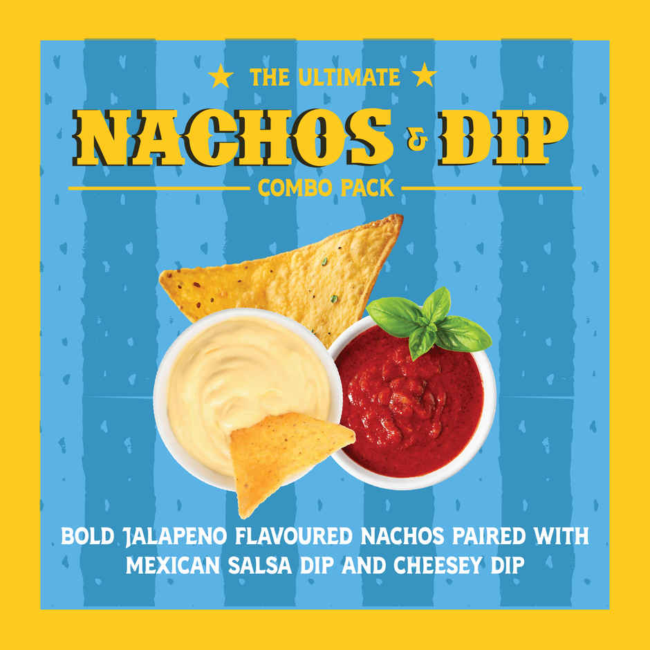 TTP Cheese Blockbuster Nachos with jalapeno Cheesy & salsa Dip