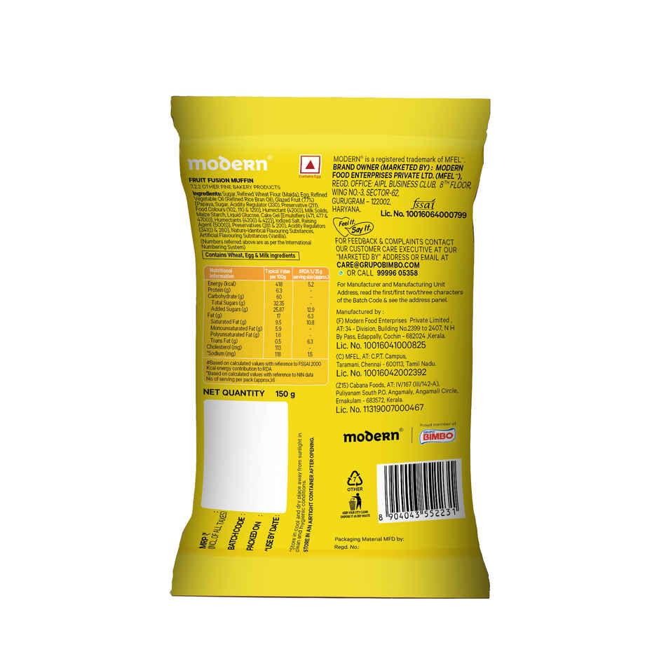 Modern Fruit Fusion Muffins | Soft Baked Snack