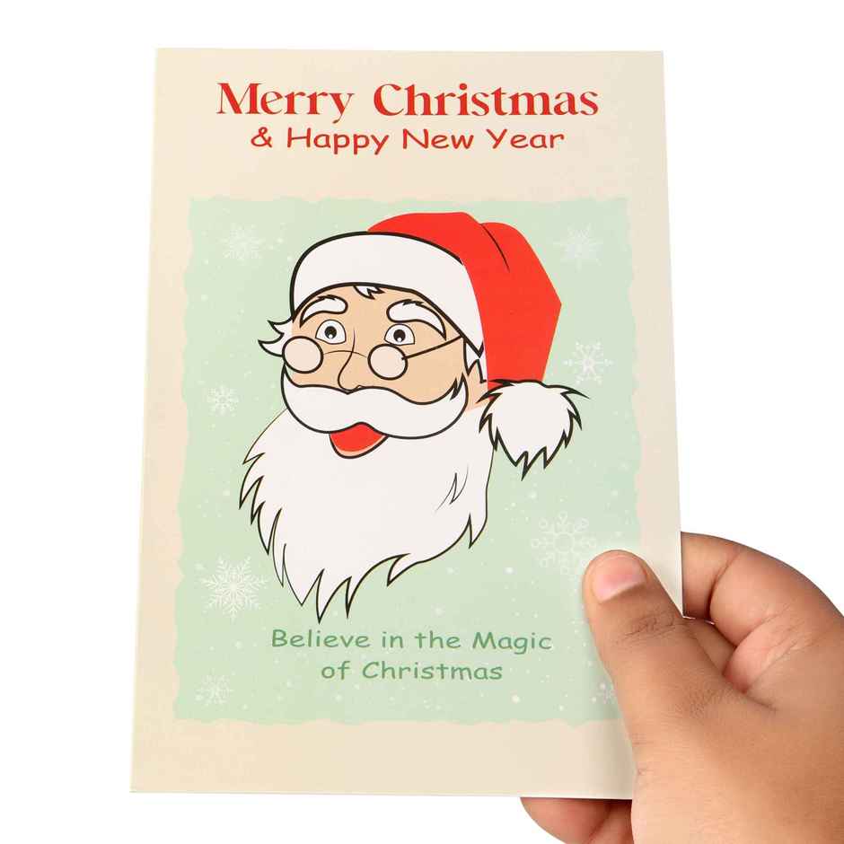Santa Magic Christmas & New Year Greeting Card | Quace