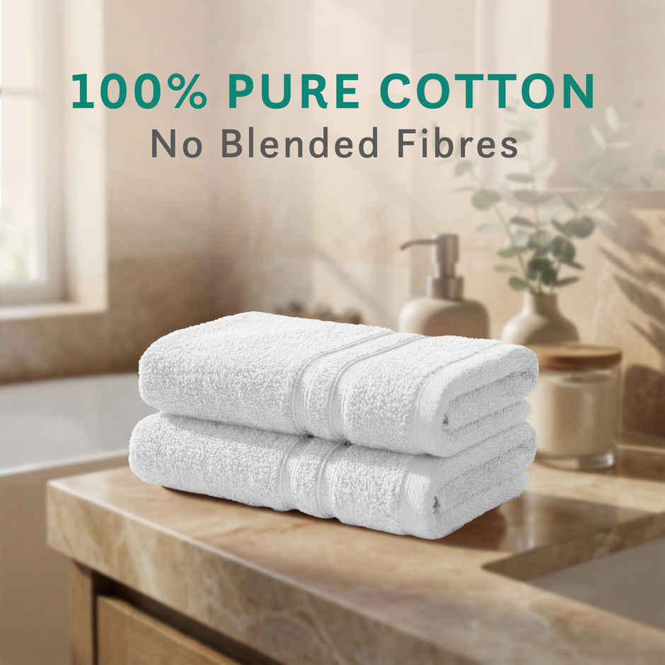 Mytrident Comfort Living Gym Cotton Hand Towel | Ice Grey