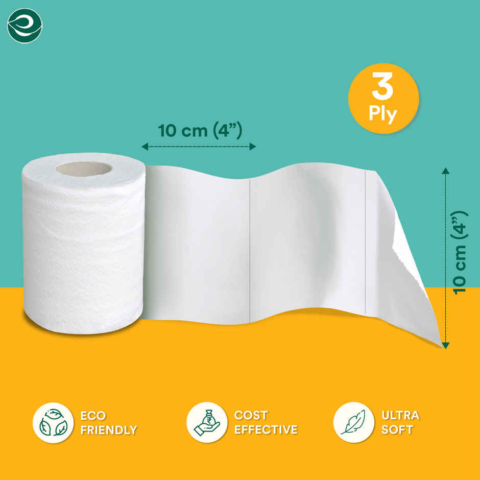 ECO SOUL 3Ply | 160 x 6 Rolls | Toilet Paper