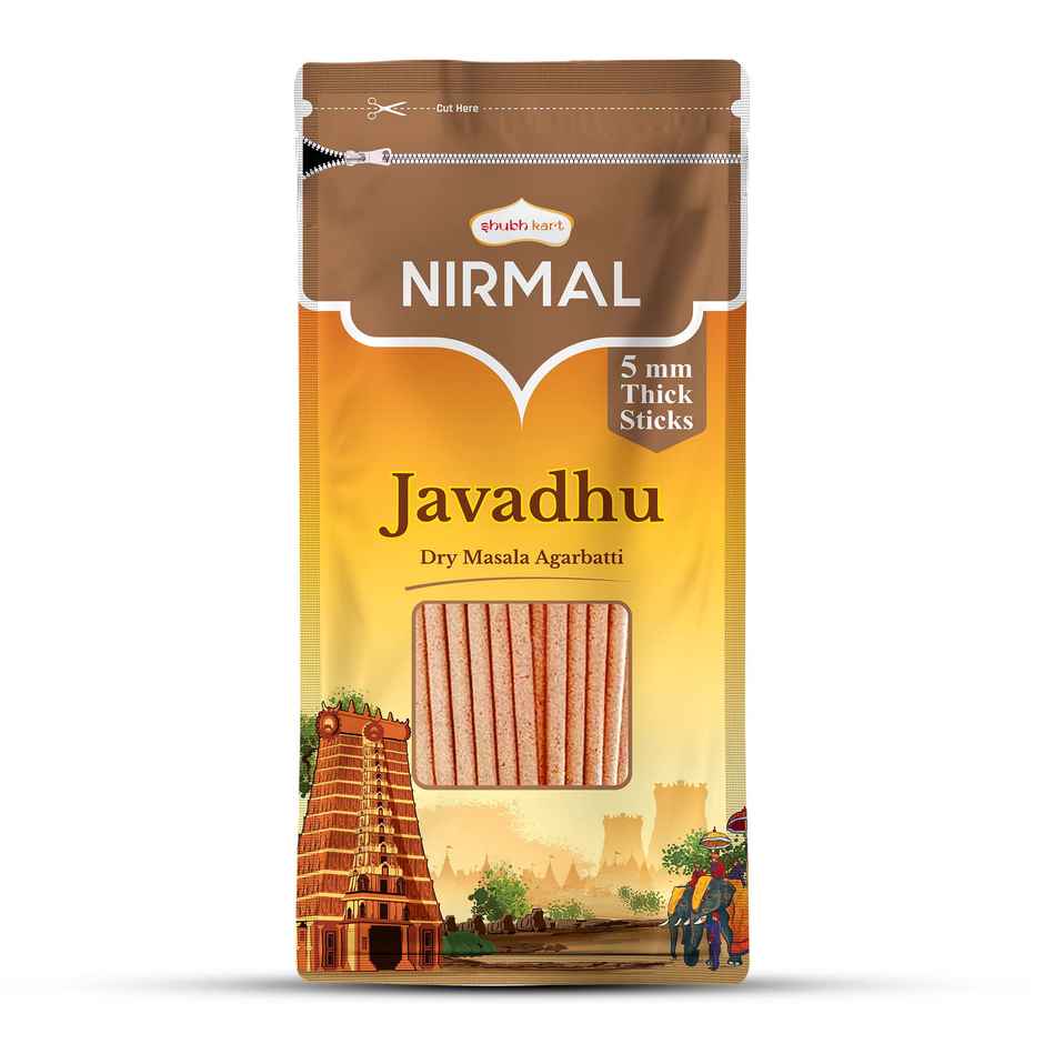 Shubhkart Nirmal Javadhu Dry Masala Agarbatti Zipper