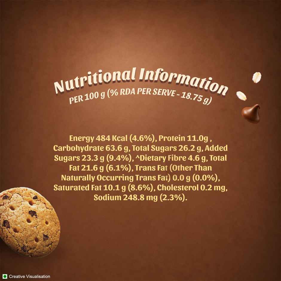 Oats & Chocolate Cookies By Sunfeast Farmlite