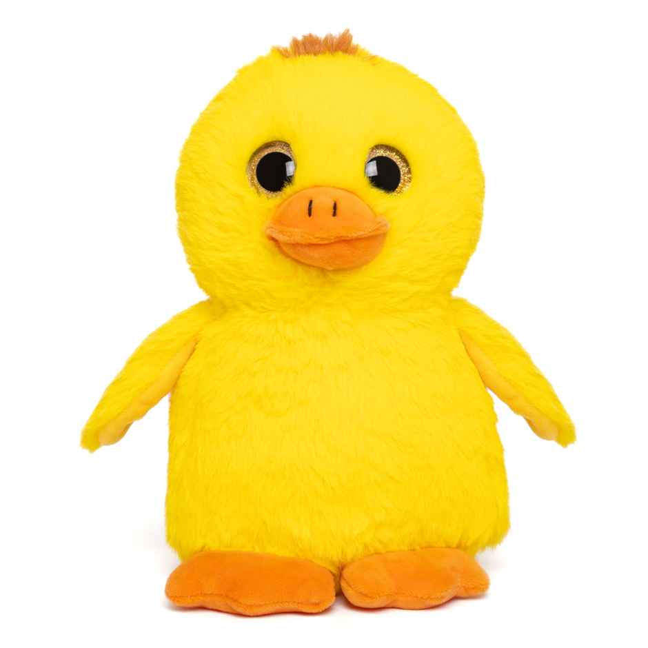 Mirada Glitter Eye Yellow Duck Plush Toy - 25cm