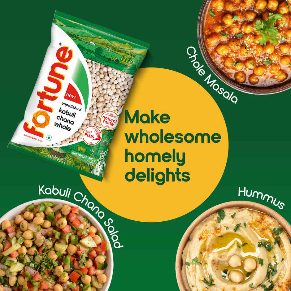 Fortune Unpolished Kabuli Chana
