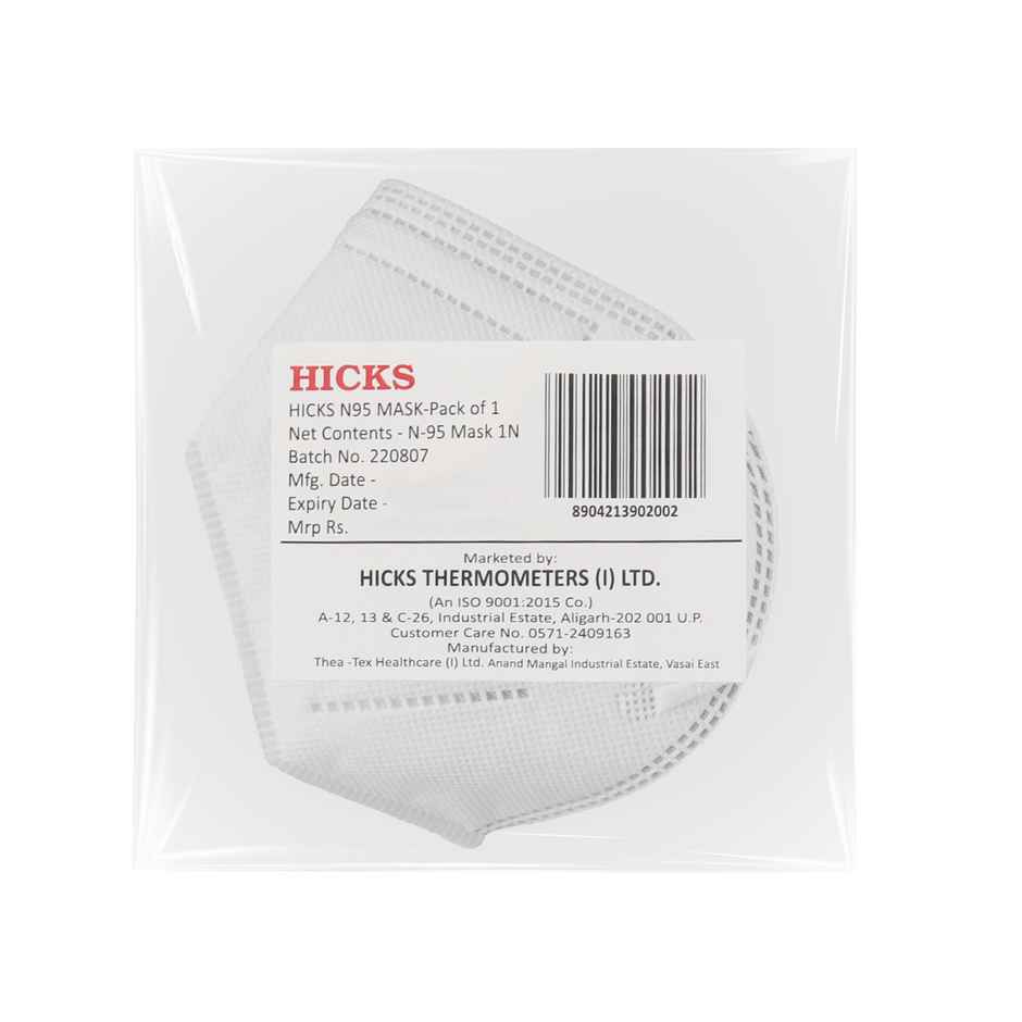 Hicks N95 Mask White | Combo