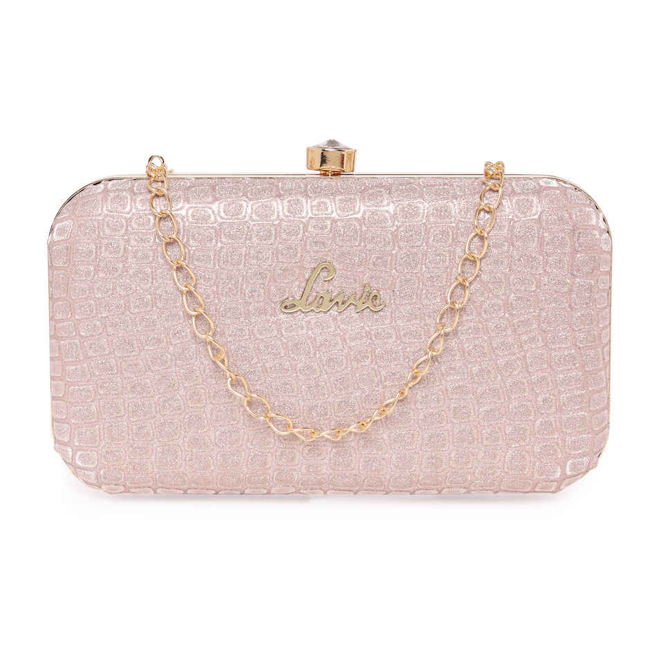 Lavie Women's Tinsel Frame clutch | Pink