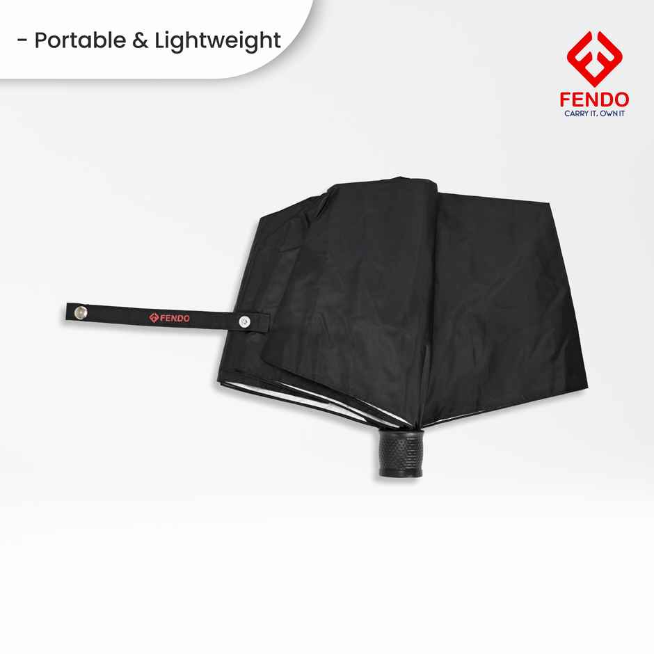 Fendo Umbrella Black | 21.5 Inch | 3 Fold