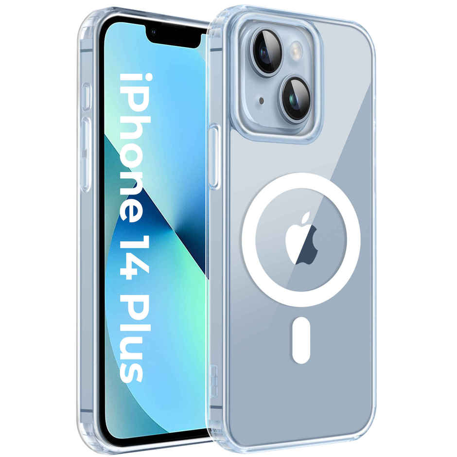 Artistque Case for Iphone 14 Plus Back Cover - Transparent Clear Magsafe