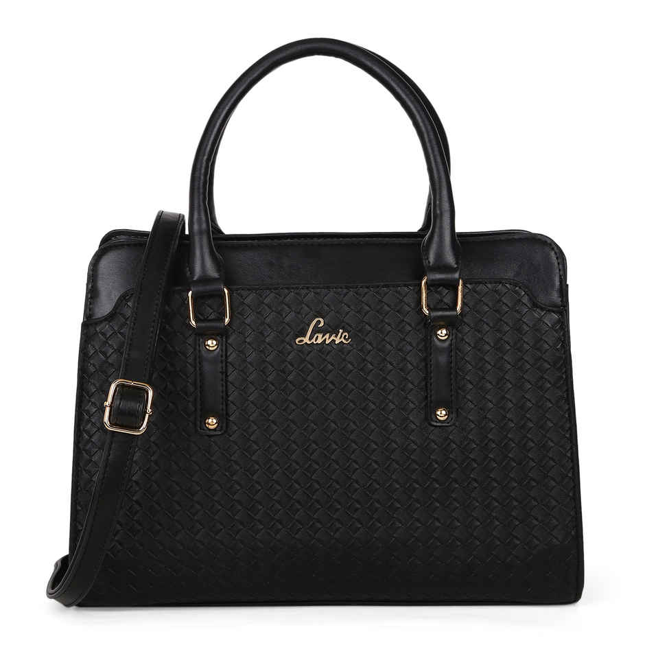 Lavie Women's 3 Compartment Hand Bag | Black