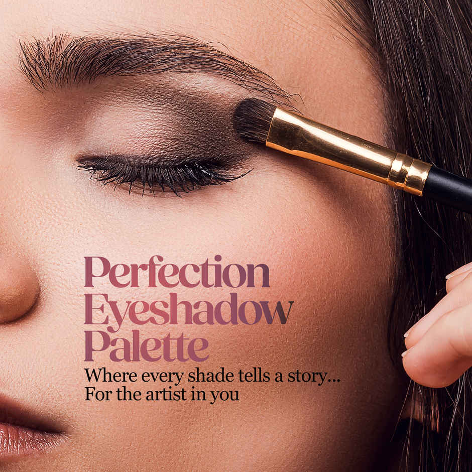 Hilary Rhoda Perfection Eyeshadow Palette | Highly Pigmented Eyeshadow Palette | Shade 1