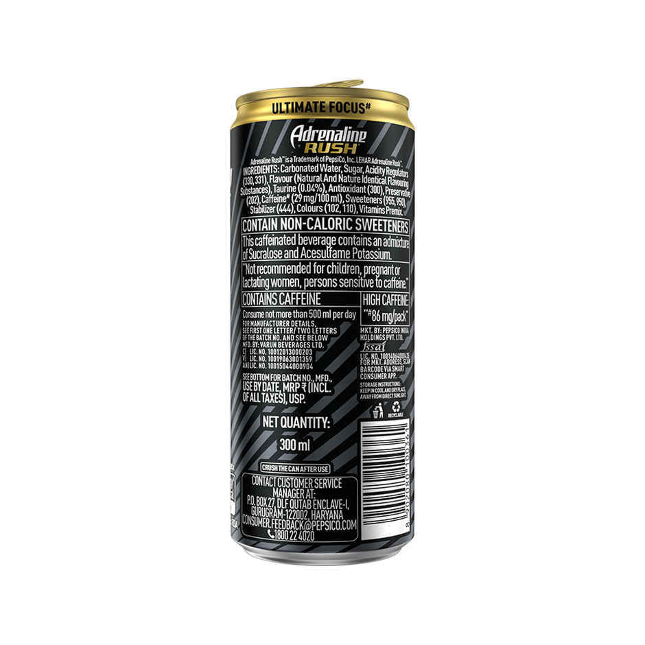 Adrenaline Rush Energy Drink - Black Combo     