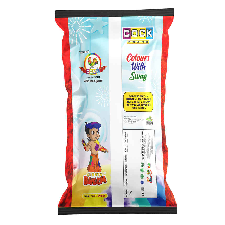 Chhota Bheem Holi Gulal | 70 g | Cock