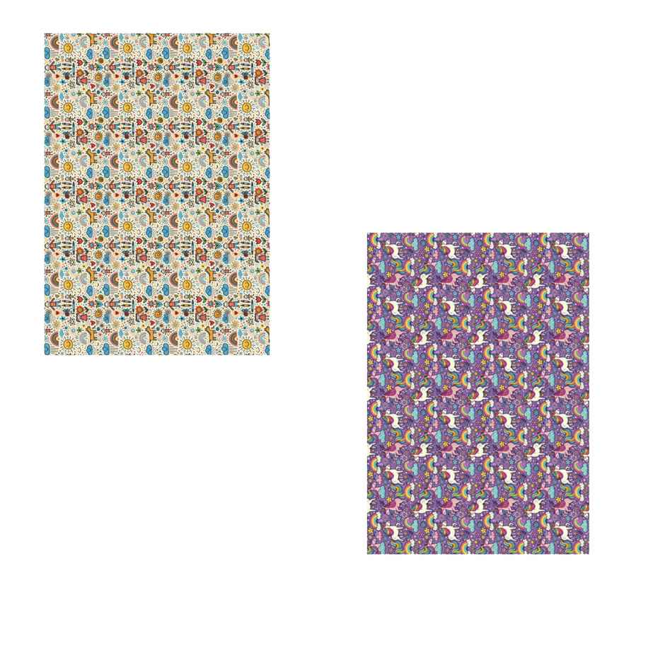 Itsy Bitsy Gift Wrapping Paper - Unicorn Universe 90 GSM - 27.75 x 19.29 in