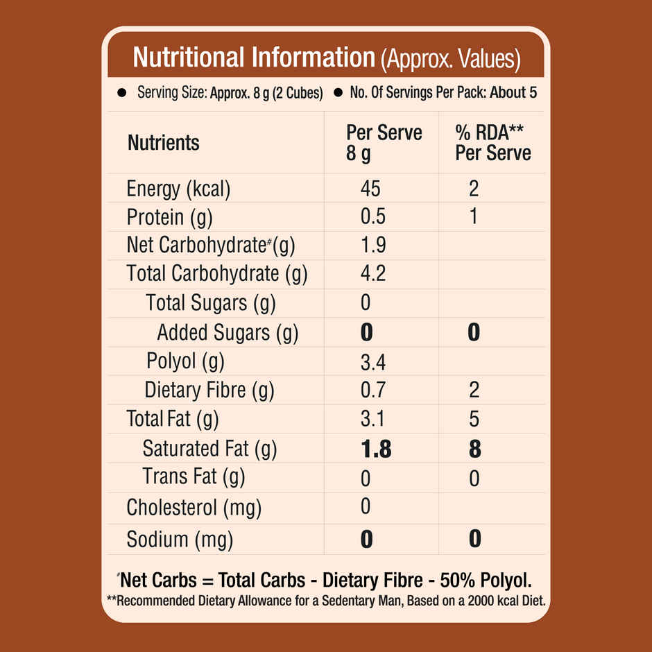Lo Foods Almond Sugar Free Dark Chocolate Bar | Premium Cocoa Butter Healthy Chocolate