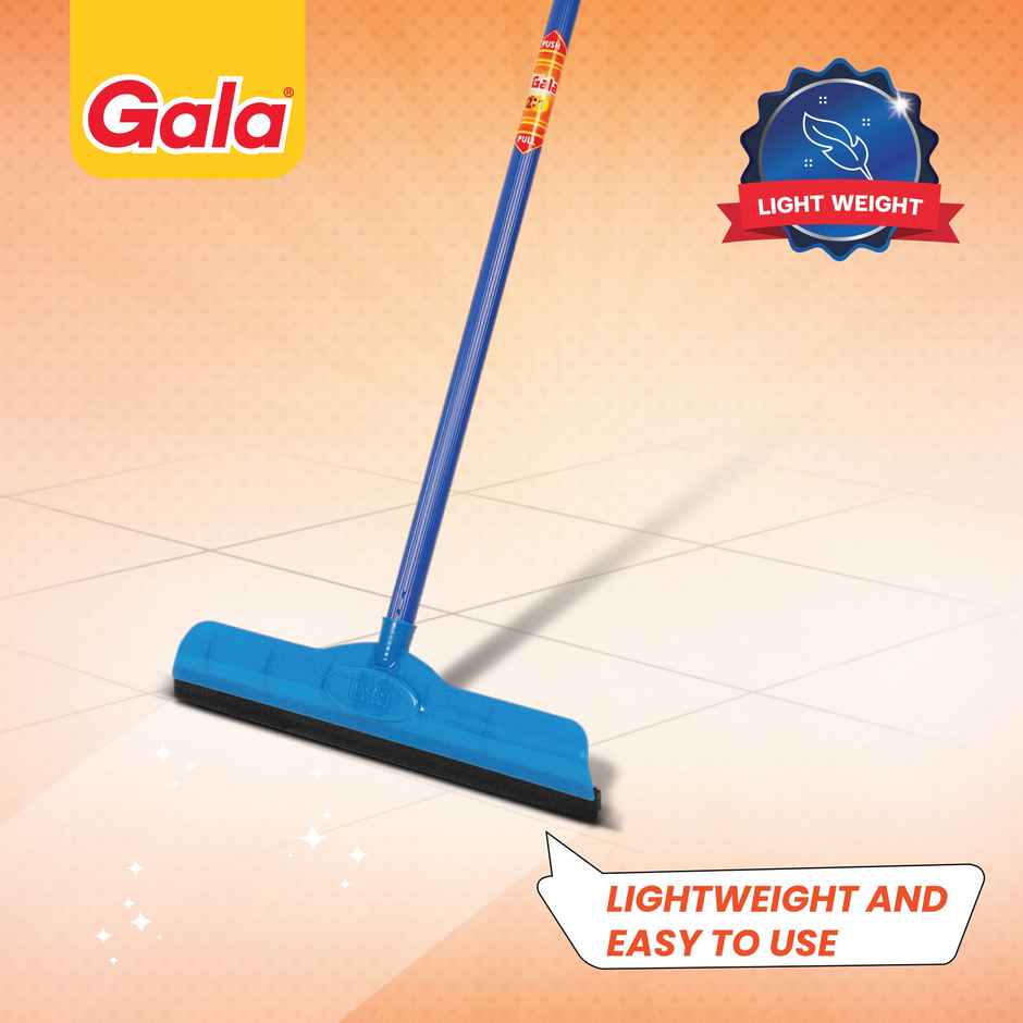 Gala Double Lip Bathroom And Floor Wiper, Blue