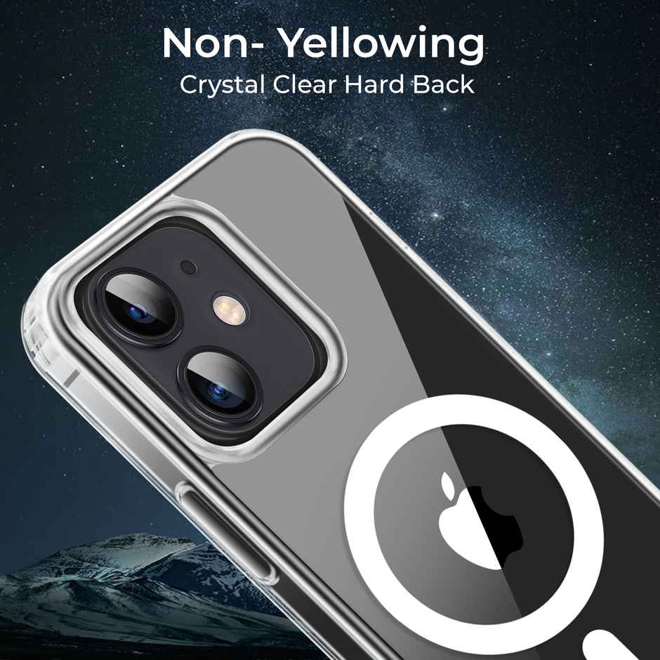 Artistque Case for Iphone 11 Back Cover - Transparent Clear Magsafe