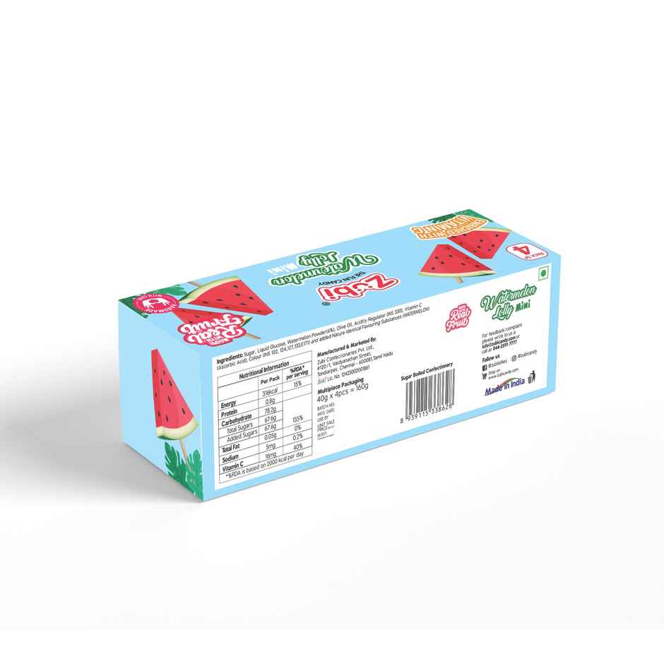 Zubi Watermelon Lolly Minis