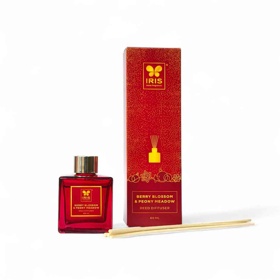 IRIS Reed Diffuser Set | Floral & Fruity Fragrance | Lasts More than 30 Days