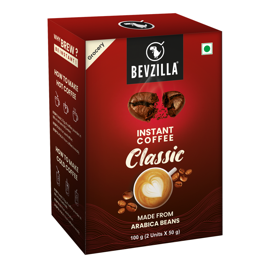 Bevzilla Premium Classic Strong Coffee powder Sachets