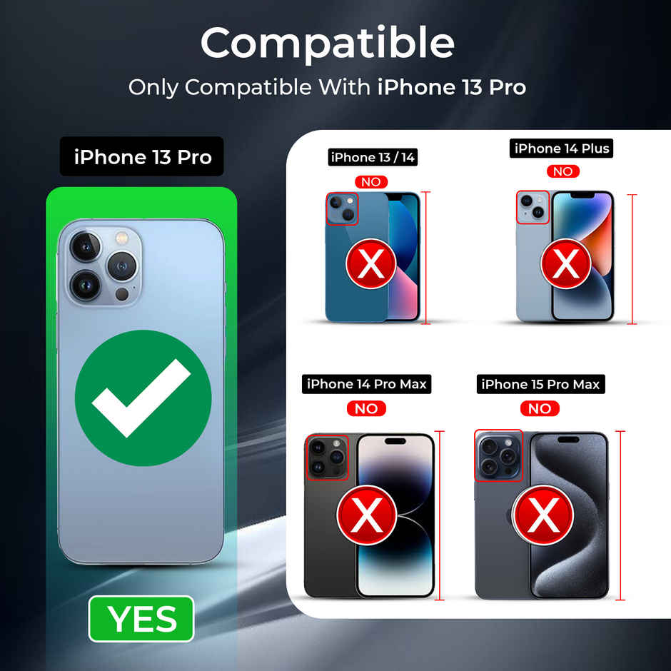 Artistque Case for Iphone 13 Pro Back Cover - Transparent Clear Magsafe