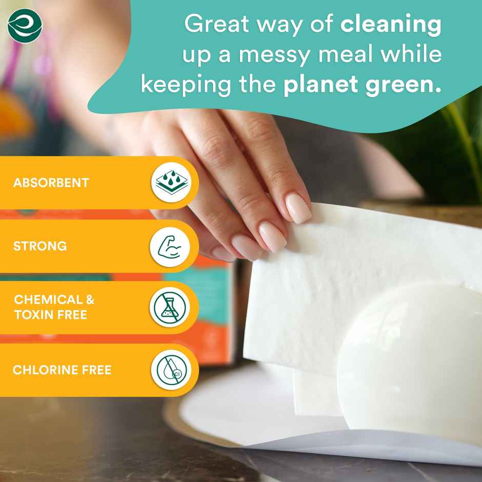 Eco Soul 1 Ply | 100Count | Disposable Paper Napkin