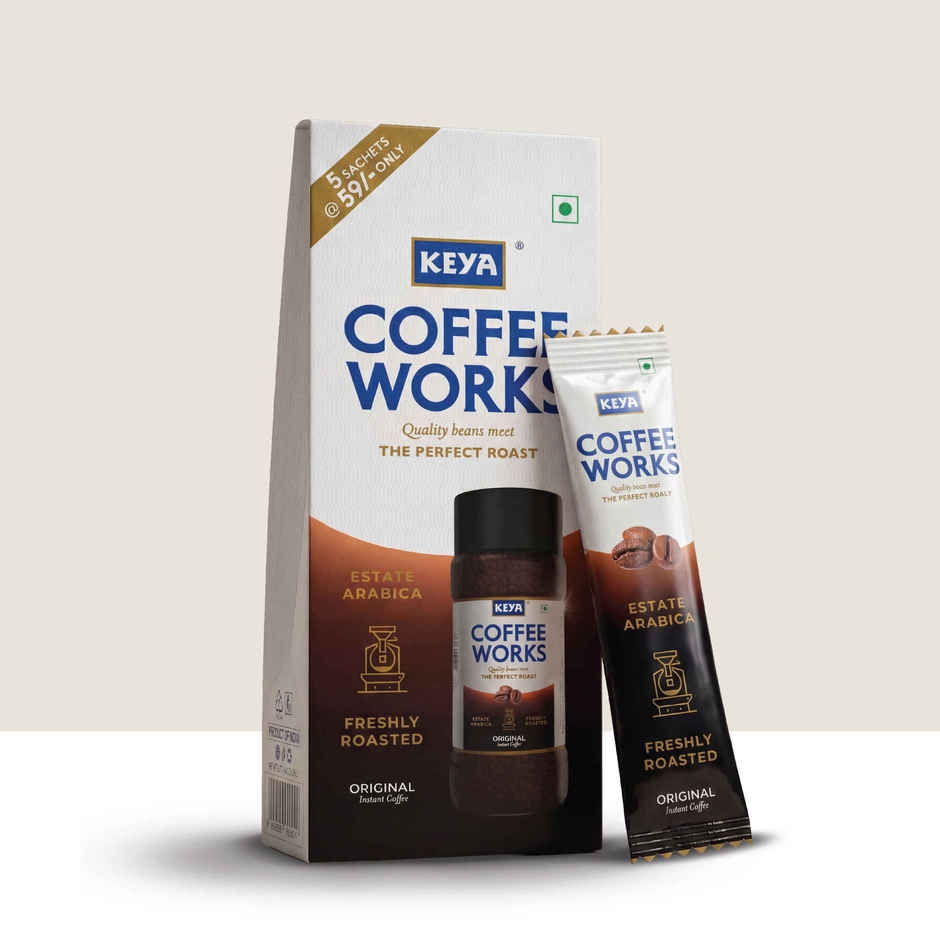 Keya Instant Coffee Sachets | Only Arabica | Freshly Roasted