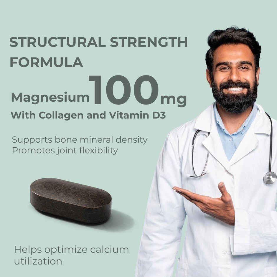 OYB Bone & Joint Support for Strong Bones, Flexible Joints & Easy Mobility | 30 Tablets