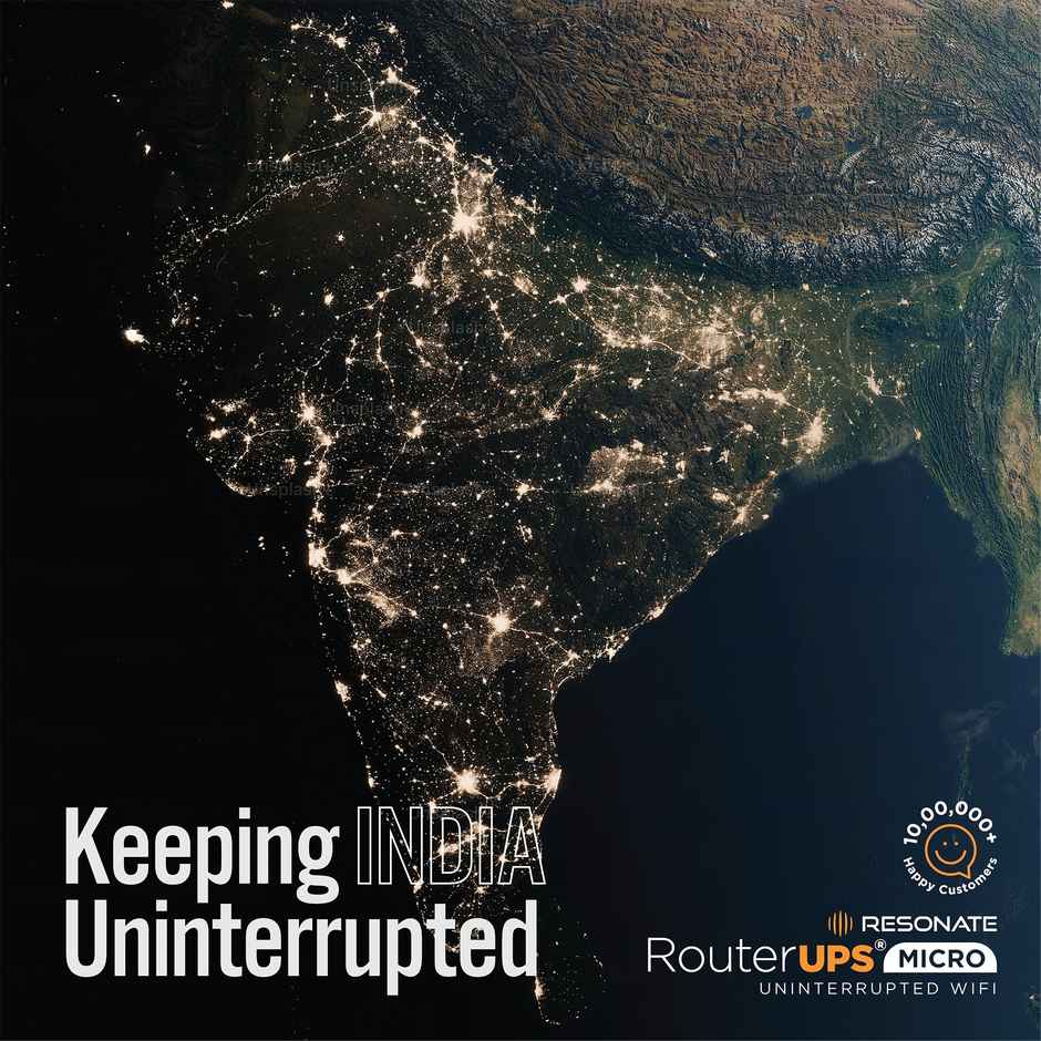 Resonate RouterUPS 12V1A , Upto 3 hours Backup - Micro