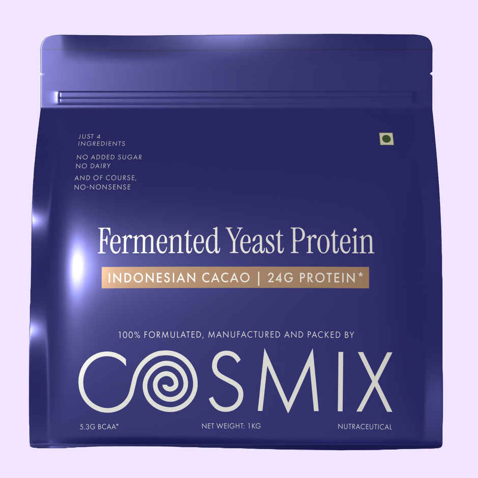 Cosmix Fermented Yeast Protein Powder | Pure Single-Source Plant Protein | Indonesian Cacao