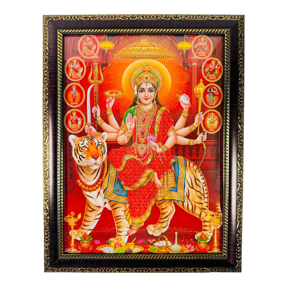 Durga Photo Frame | Mangal Bhawan