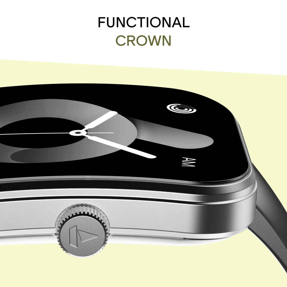 boAt Wave Sigma 3 Curv Smartwatch 2.01 Inch Immersive Curved Display BT Calling IP68 Black Active