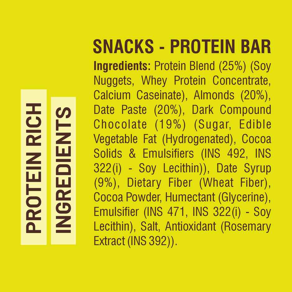 RiteBite Max Protein 20g Protein Bar Date & Almond