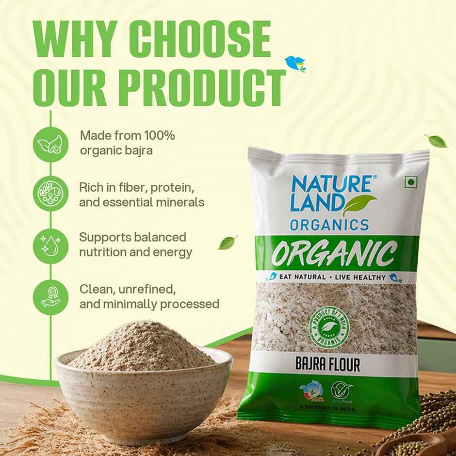Natureland - Organic Bajra Flour