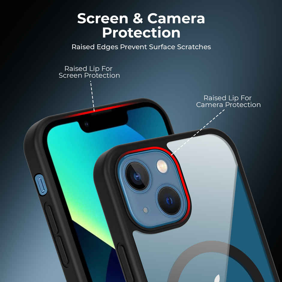 Artistque Case For iPhone 13 | iPhone 14 Back Cover | MagSafe Black